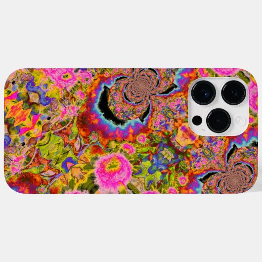 Elegantes farbenprächtiges abstraktes Muster Case-Mate iPhone Hülle (Rückseite (Horizontal))