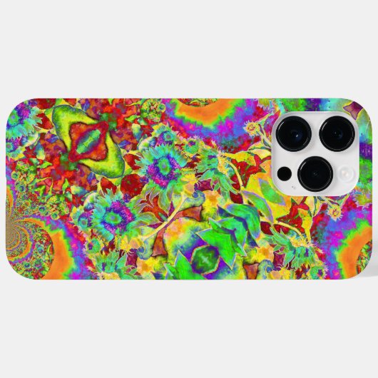 Elegantes farbenprächtiges abstraktes Muster Case-Mate iPhone Hülle (Rückseite (Horizontal))