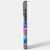 Elegantes farbenprächtiges abstraktes Muster Case-Mate iPhone Hülle (Rückseite / Links)