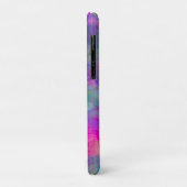 Elegantes farbiges Marmorkunstmonogramm Case-Mate iPhone Hülle (Hinten/Links)