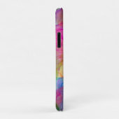 Elegantes farbiges Marmorkunstmonogramm Case-Mate iPhone Hülle (Hinten/Rechts)