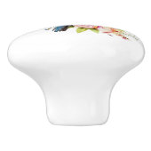 Elegantes farbiges Möbel aus Hummingbird Keramikknauf (Seitenansicht)