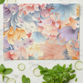 Elegantes farbiges Muster Japan Art Geschirrtuch (Gefaltet)