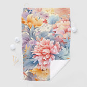Elegantes farbiges Muster Japan Art Golfhandtuch (Insitu)