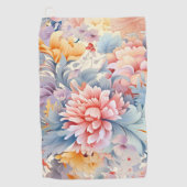 Elegantes farbiges Muster Japan Art Golfhandtuch (Vorderseite)