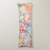 Elegantes farbiges Muster Japan Art Seitenschläferkissen (Rückseite (Vertikal))