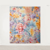 Elegantes farbiges Muster Japan Art Wandteppich (Vorderseite)