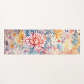 Elegantes farbiges Muster Japan Art Yogamatte (Vorderseite (Horizontal))