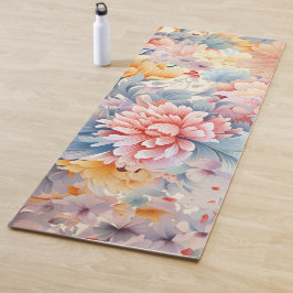 Elegantes farbiges Muster Japan Art Yogamatte
