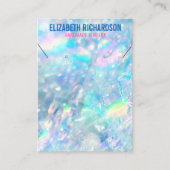 Elegantes farbiges Rainbow-Kristallschmuck-Display Visitenkarte (Vorderseite)