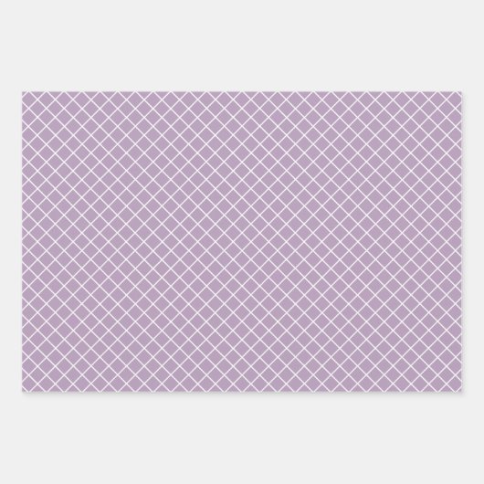 Elegantes farbiges Retro Kariertes Muster Geschenkpapier Set (Vorderseite 3)