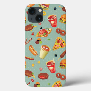 Elegantes Fast Food-Muster Case-Mate iPhone Hülle