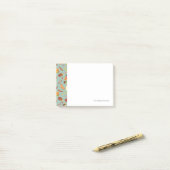 Elegantes Fast Food-Muster Post-it Klebezettel (Auf Schreibtisch)