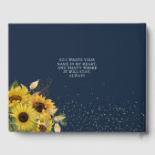 Elegantes "Feiern des Lebens" Gedenkstätte für Son Gästebuch (Rückseite)