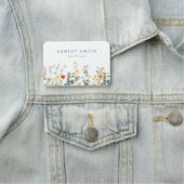 Elegantes Feld für Wildblumen Namensschild (Beispiel)