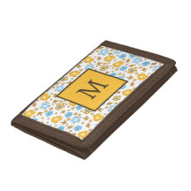 Elegantes, feminin-ländliches, florales Monogramm