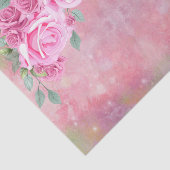 Elegantes Feminine Romantisches Rosenangebot Seidenpapier (Ausschnitt)