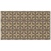 Elegantes festes Goldenes Dekorationsmuster Tischdecke (Vorderseite (Horizontal))