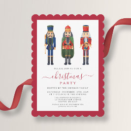 Elegantes festes Nutcracker Weihnachts-Party Einladung