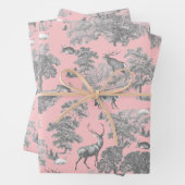 Elegantes festes Vintages Toile Geschenkpapier Set (Beispiel)