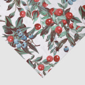 Elegantes festes Wasserfarben Rotes Blau Berries W Seidenpapier (Detail)