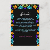 Elegantes Fiesta Begleitkarte (Vorderseite)