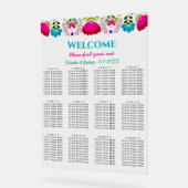 Elegantes Fiesta Hochzeitssaal Acrylschild (Winkel)