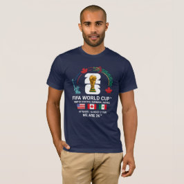 Elegantes FIFA Weltmeisterschaft 2026 Kurzarm Hemd T-Shirt