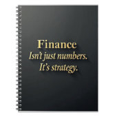 Elegantes Finanzangebot Notizblock (Vorderseite)