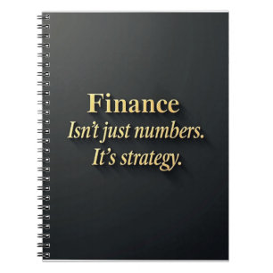 Elegantes Finanzangebot Notizblock