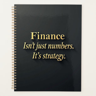 Elegantes Finanzzitat Planer