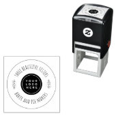 Elegantes Firmenlogo und Firmenlogo Permastempel (Beispiel)