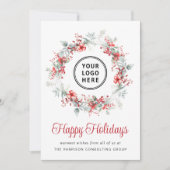 Elegantes Firmenlogo Weihnachten (Vorderseite)