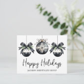 Elegantes Firmenlogo Weihnachten (Stehend Vorderseite)