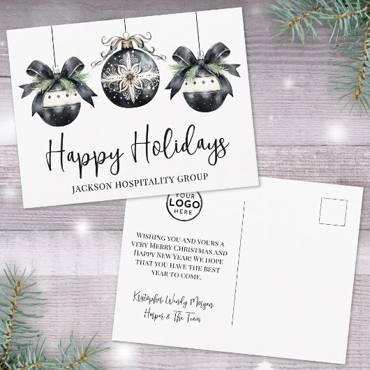 Elegantes Firmenlogo Weihnachten