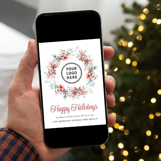 Elegantes Firmenlogo Weihnachten