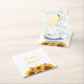 Elegantes Firmensommerfest Rechteckiger Pappuntersetzer (Vor Ort)