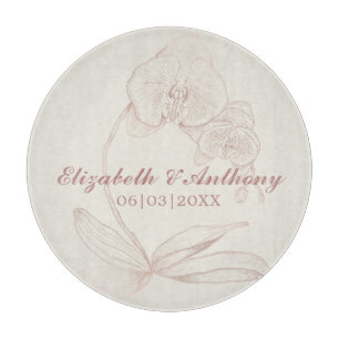 Elegantes First Christmas New New Monogram Cutting Schneidebrett