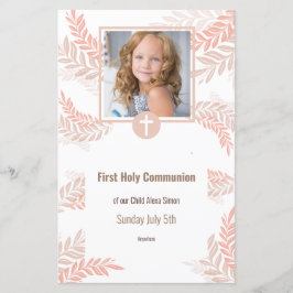 Elegantes First Holy Communion Menü