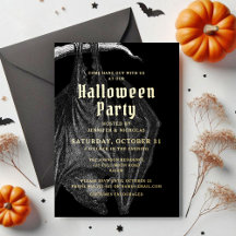 Elegantes Flecht Gold Halloween Foil Party