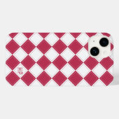 Elegantes Fliesenmuster [benutzerdefinierte Farbe] Case-Mate iPhone Hülle (Rückseite (Horizontal))