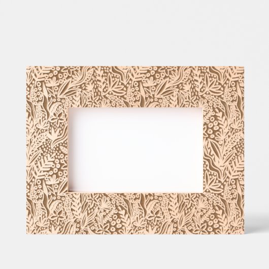 Elegantes Flora Design Gestaltete Rahmen (Vorderseite)