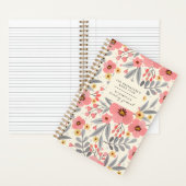 Elegantes Floral Book Club Lesen, Geschenk Journal Notizblock (Innen)