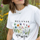 Elegantes floral Mama Bear Tri-Blend Shirt