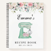 Elegantes Floral Notizblock (Vorderseite)