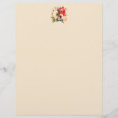 Elegantes Floral Salon Shears Logo (Vorderseite)