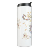 elegantes Floral Thermosbecher (Nach links gedreht)