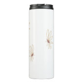 elegantes Floral Thermosbecher (Rückseite)