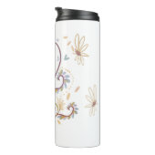 elegantes Floral Thermosbecher (Nach rechts gedreht)