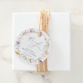 Elegantes florales Brautparty Danke Geschenkanhänger (Beispiel)